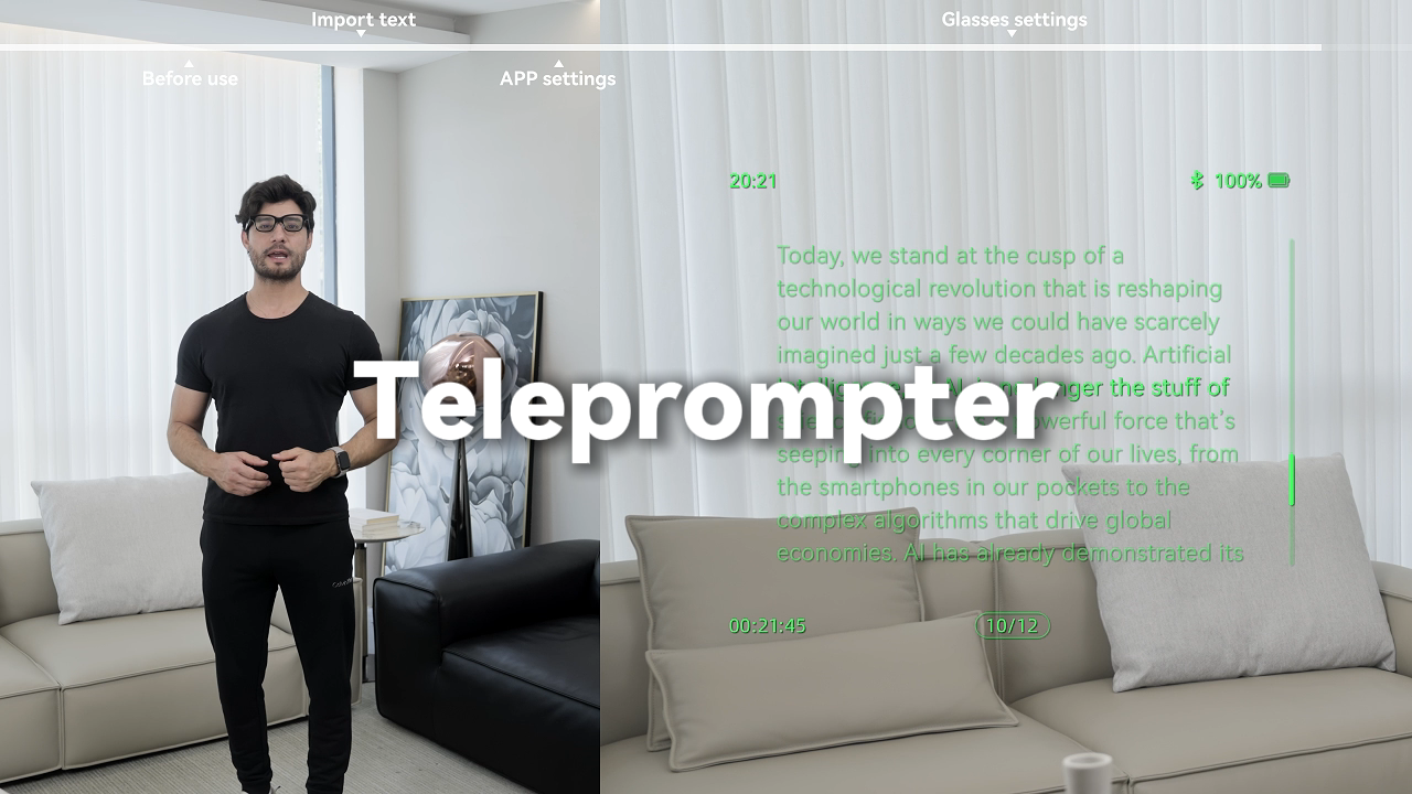 How to Use the Rokid Glasses Teleprompter for Smooth Presentations
