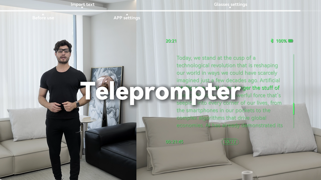 How to Use the Rokid Glasses Teleprompter for Smooth Presentations