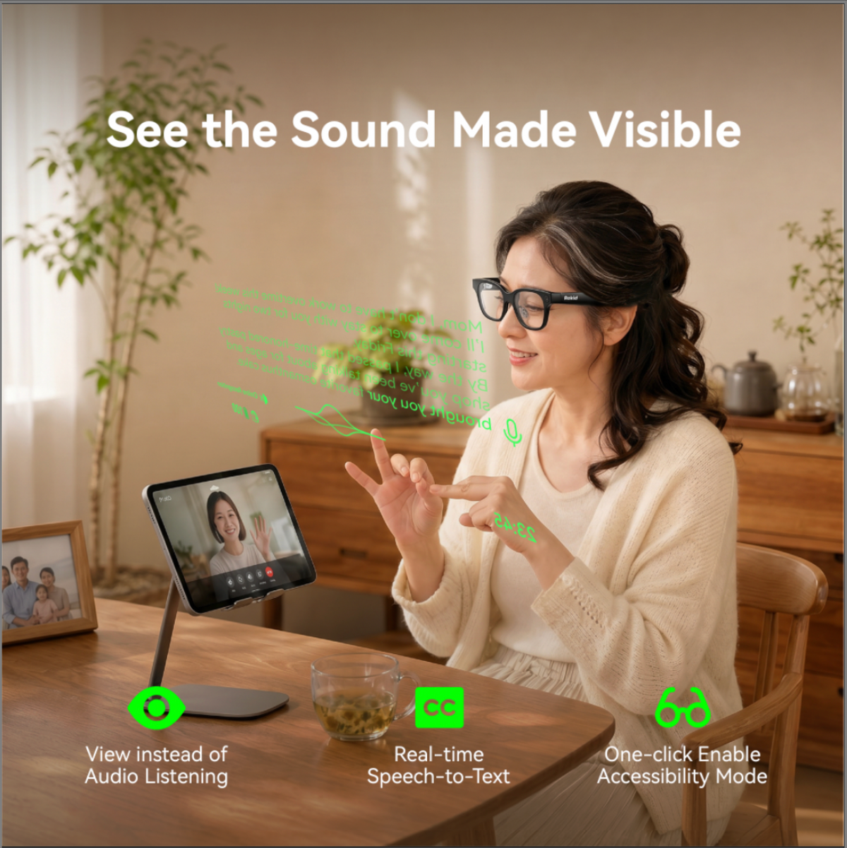 3.7 Glasses Hearing & Vision Mode