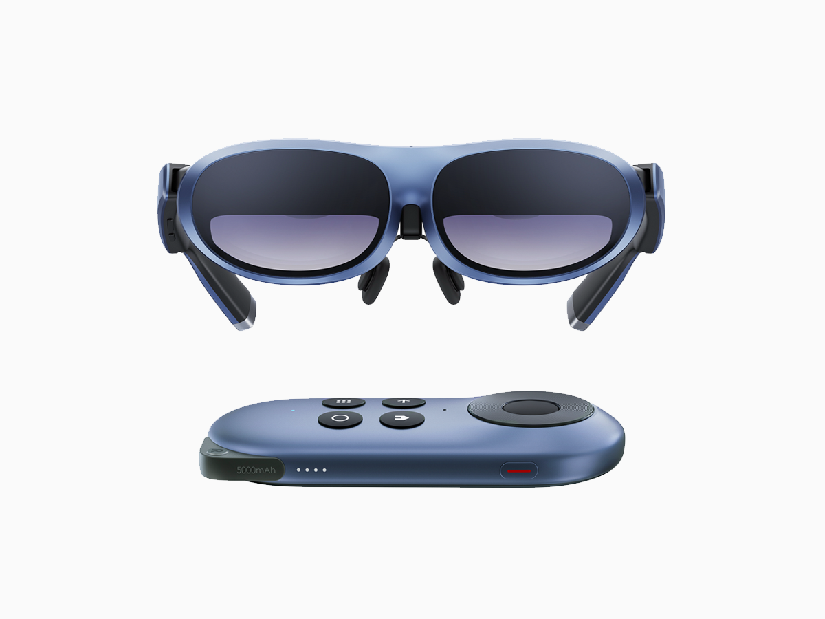 Rokid Max high tech glasses and Rokid Station Android TV box