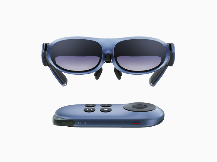 Rokid Max high tech glasses and Rokid Station Android TV box